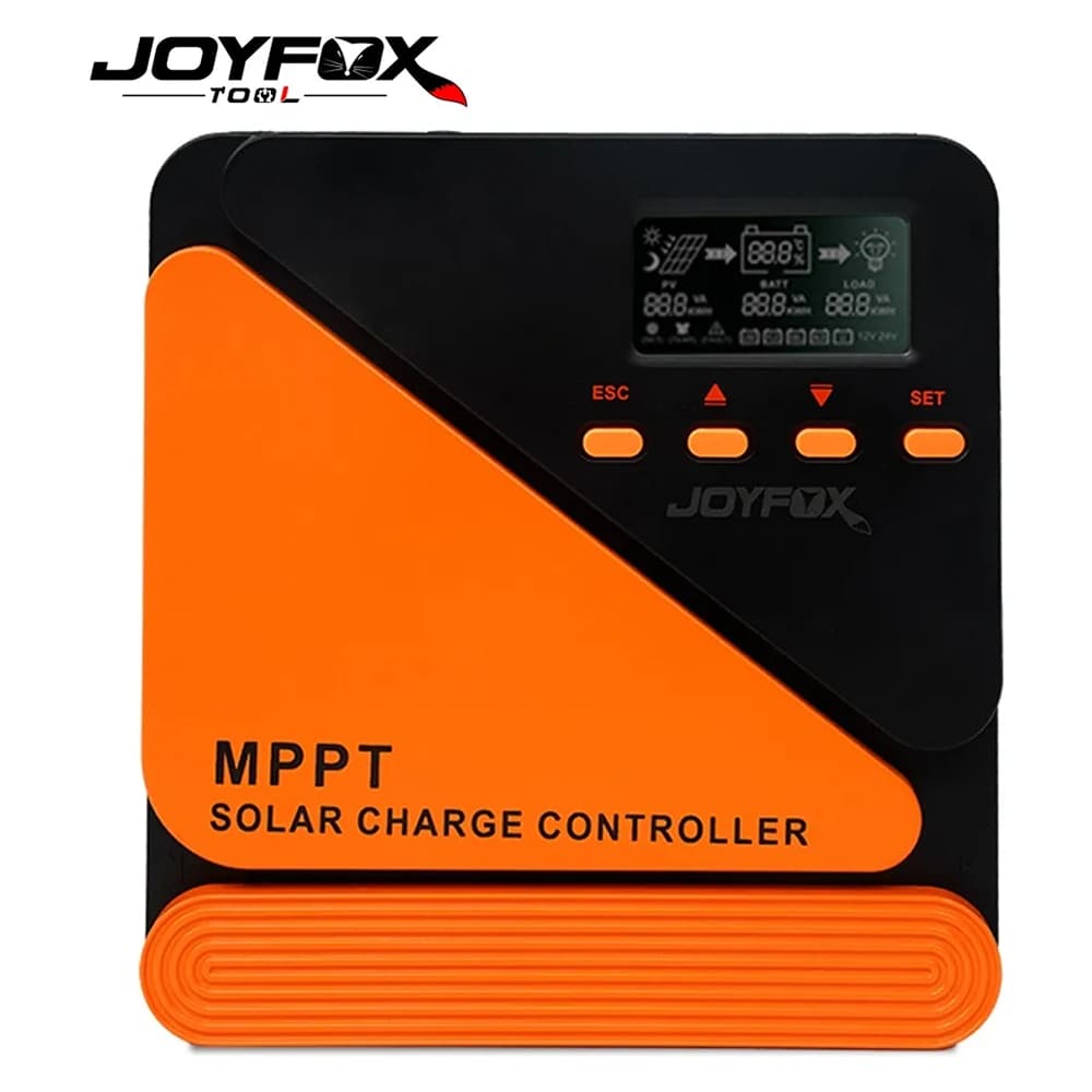 Joyfox Controlador De Carga Painel Solar 100% Mppt 60a Usb Lcd 12/24vdc 100voc