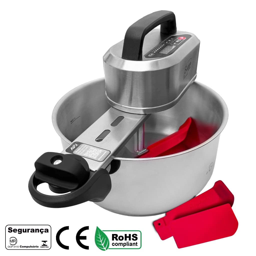 Panela para Mexer Doces Suzan Pro Inox 28cm