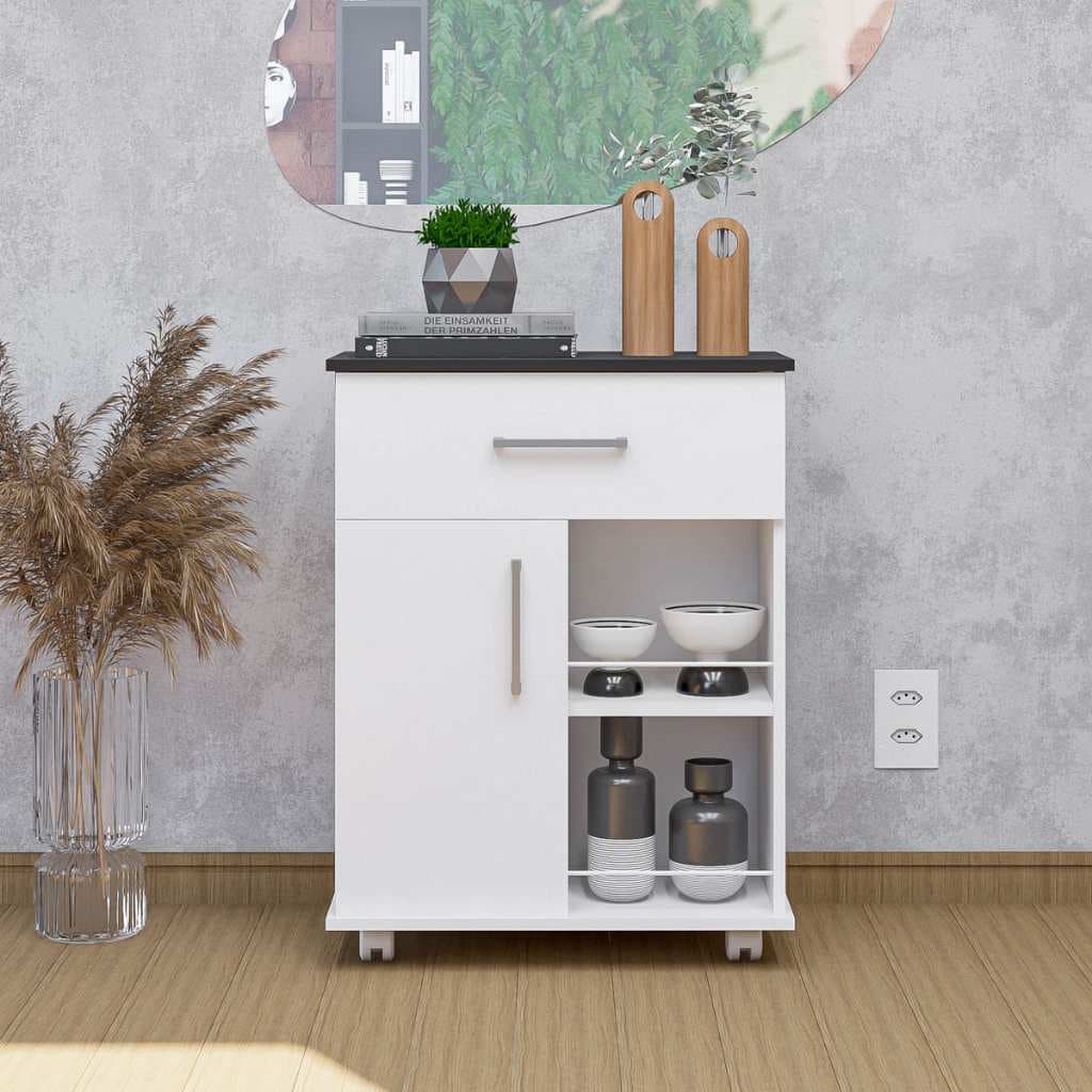 Armário Cozinha Cantinho do Café Multiuso Cafeteira Fruteira Móveis Bonatto