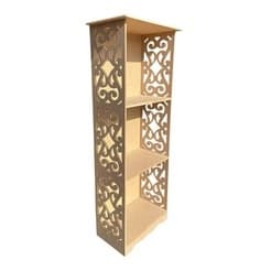 Prateleira MDF Decorativa Festa Eventos Exposição Doces Enfeites Suporte Display Mesa Festa