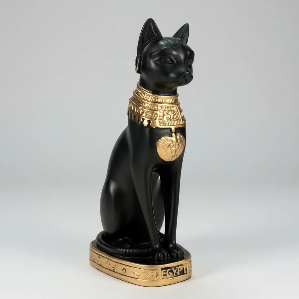 Estátua Bastet Gato Egípcio – Decoração Egito Antigo