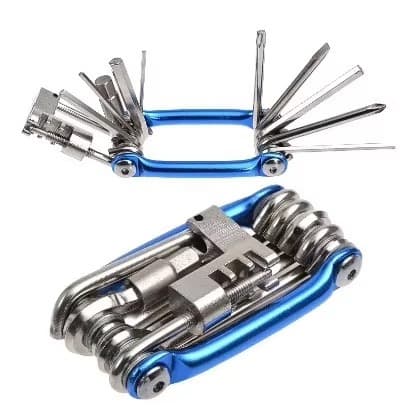 Canivete Ciclista 12funções Chave Corrente Espátula Bike Mtb