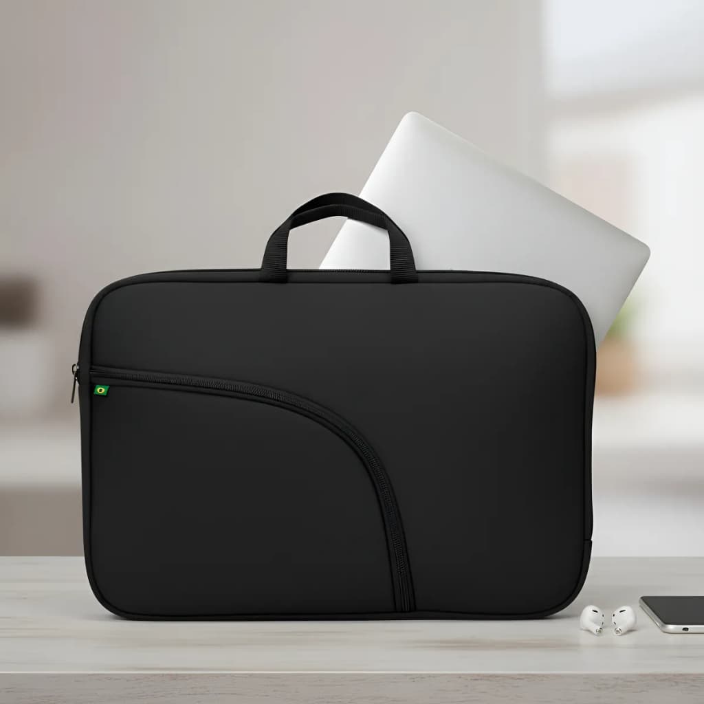 Capa Case para Notebook Impermeável Acolchoada Proteção Anti-Impacto Unissex
