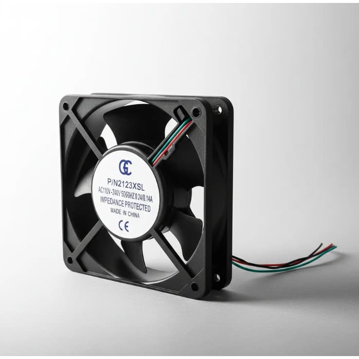 Microventilador Cooler Ventoinha Bivolt 110v 220v 120x120x38 Metálico