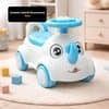 Carrinho infantil e Andador Infantil Rinoceronte Azul com Volante Bebê Empurrar