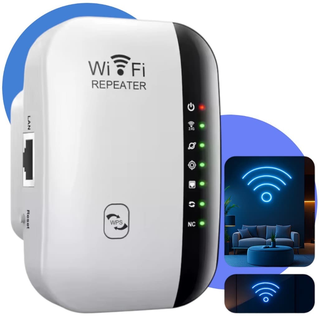 Repetidor Sinal Amplificador Multiplicador De Sinal Wifi Alta Velocidade Longa Distancia Sem Fio Wifi 2.4ghz