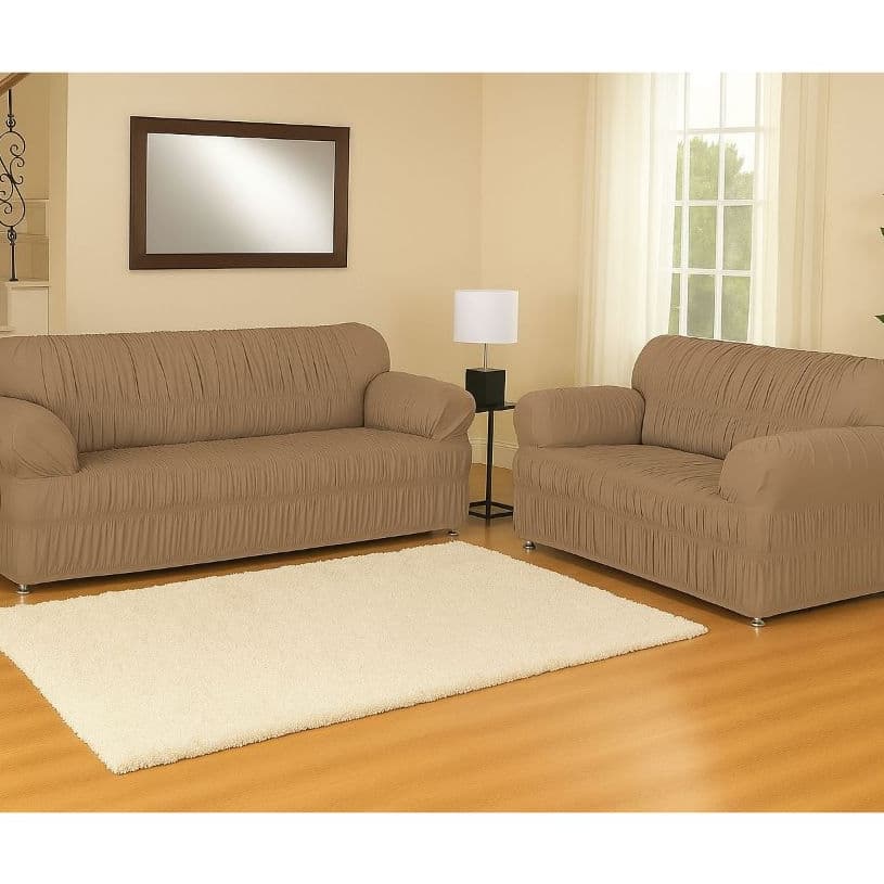 Capa de sofá 3x2 lugares Protetor Elasticada