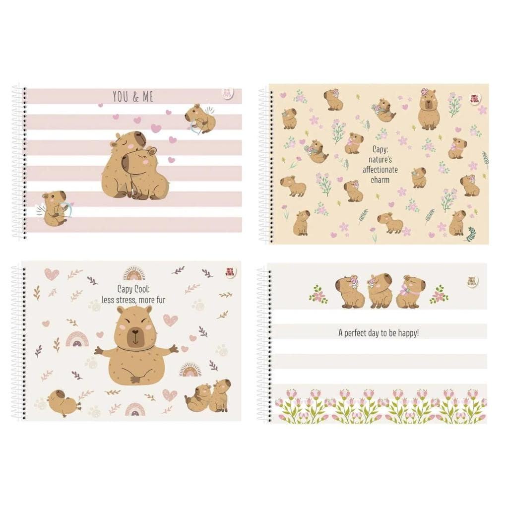 Caderno de Cartografia e Desenho Capivara – 60 Folhas