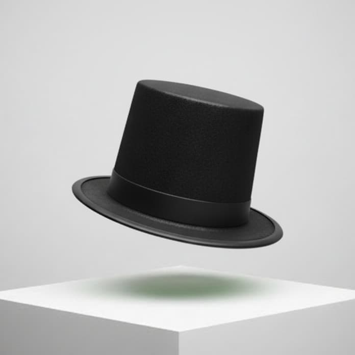 Cartola Alta de Mágico – Clássica para Fantasia e ApresentaçõesCartola Alta de Mágico – Clássica para Fantasia e Apresen