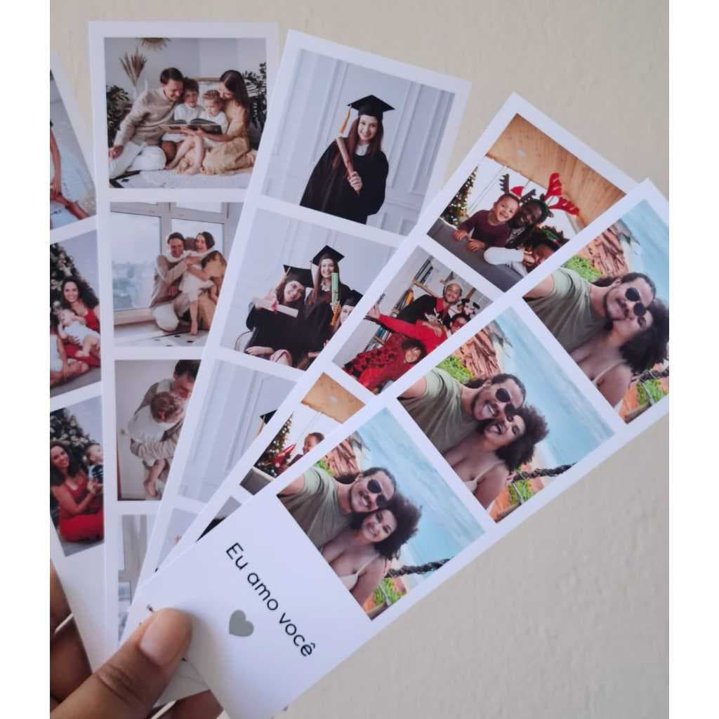 Pacote Fotos em Tirinha Retrô Nostálgico