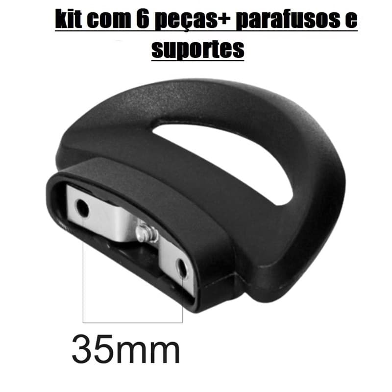 Kit c/06 Alças de panela concerto baquelite Acf