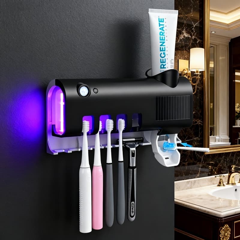 1 Kit Holder Impermeavel Preto Discreto E Funcional