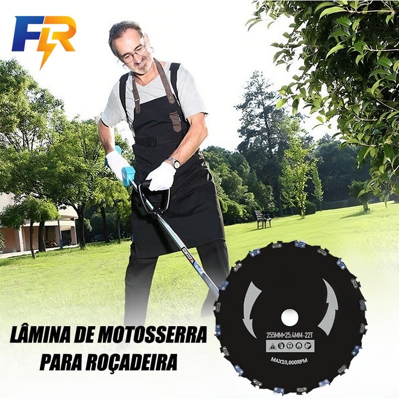 Disco de 20 Dentes para Roçadeira em Aço de Alta - Durabilidade e Eficiência no Corte de Vegetação