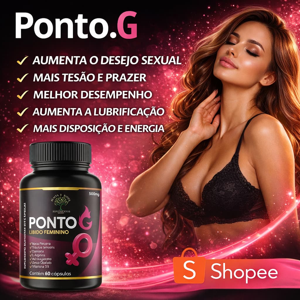 Ponto.G + Suplemento 100% Natural - 500Mg