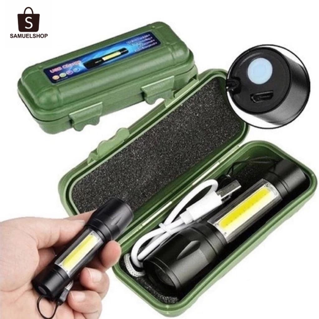 Kit 1 e 3 Mini Lanterna Brilhante Multi-função Led Táticas De Campo