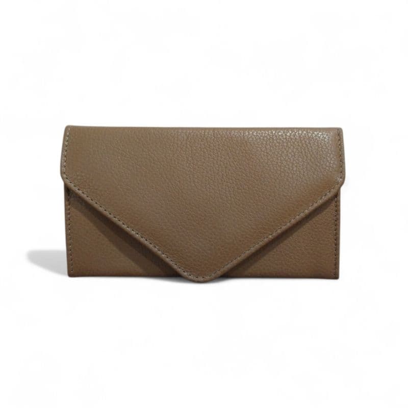 Carteira Feminina em couro legítimo cabe 6 cartões RG CNH Moedas Cedulas Botão Prático de imã Luxo mão e Bolsa.