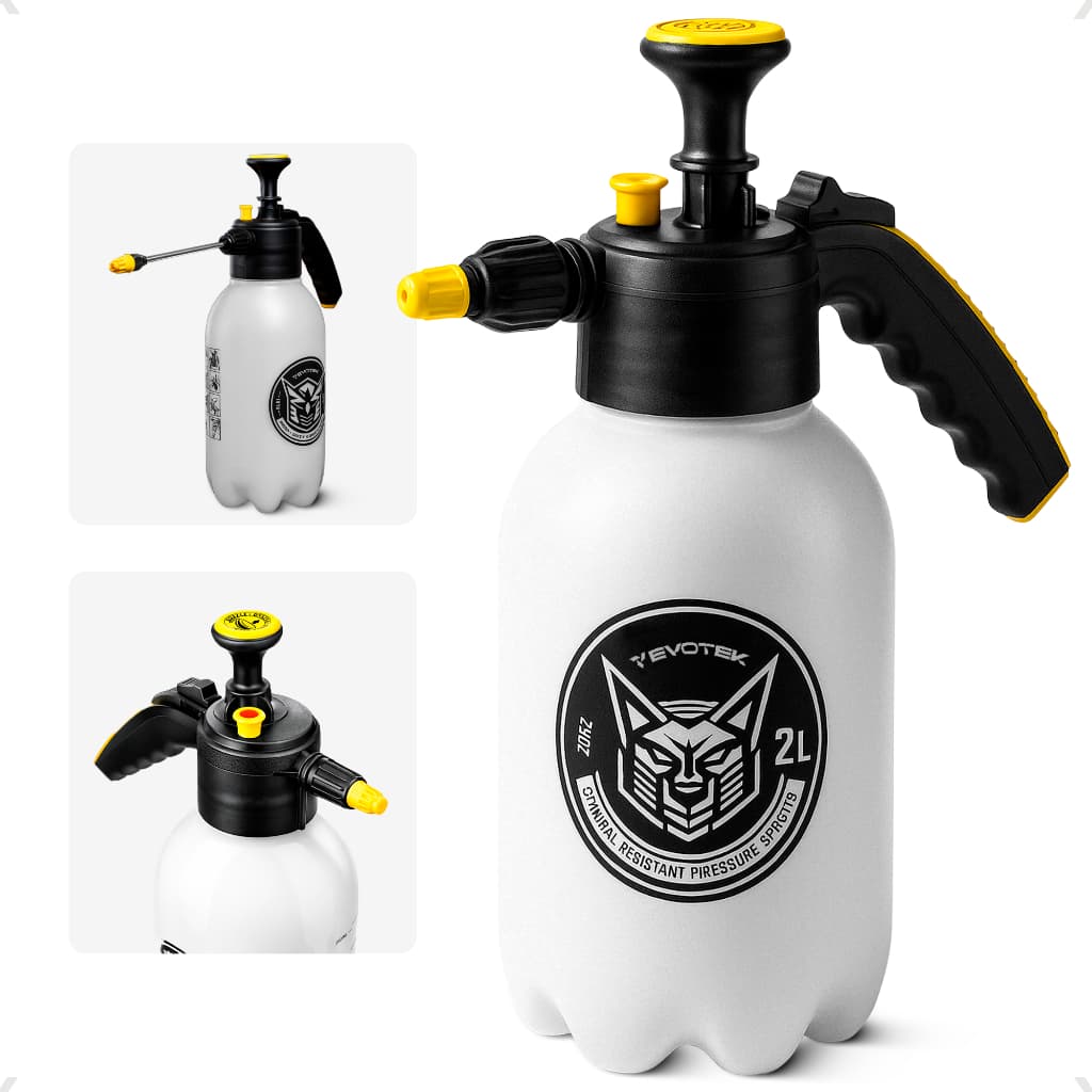 Pulverizador Manual 2L Profissional Snow Foam Alta Pressão Para Limpeza Automotiva