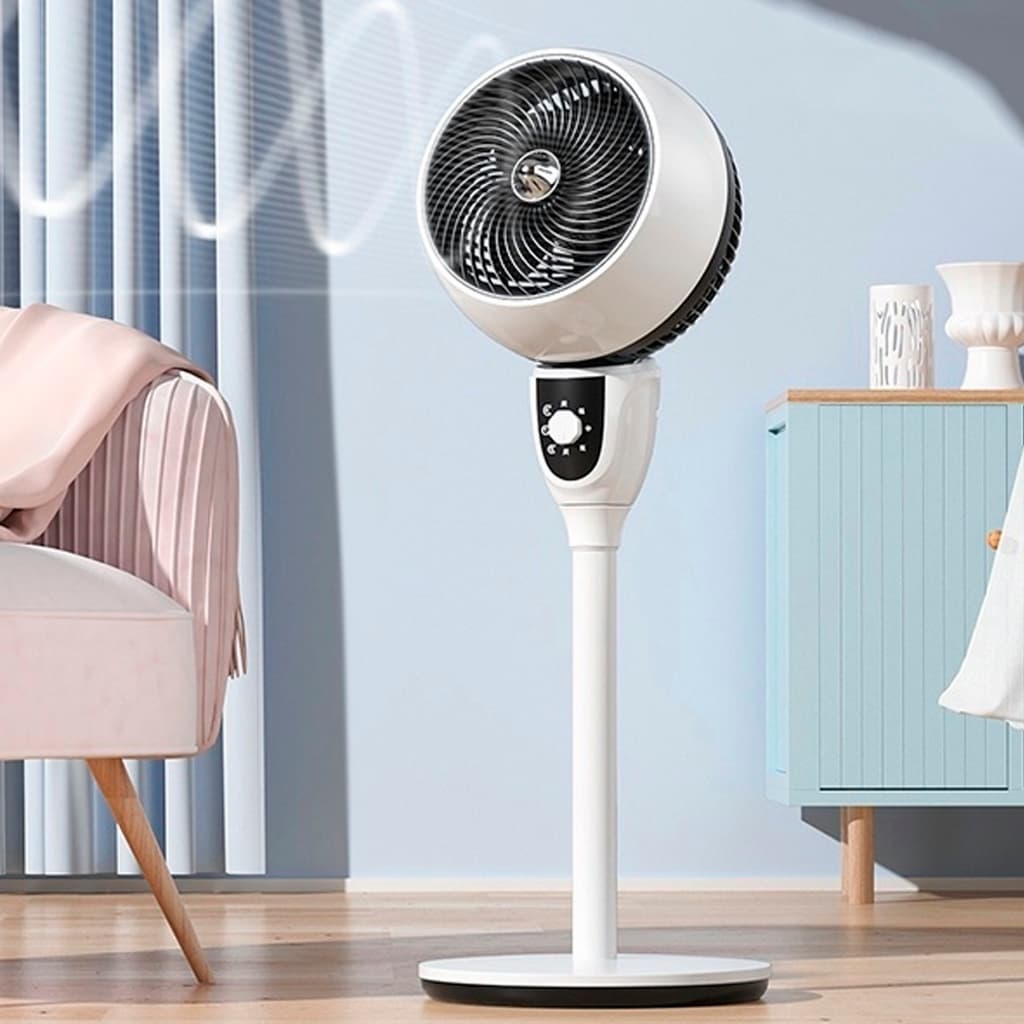 Ventilador De Coluna Pedestal Elétrico Ajuste De Altura Vento Forte 3 Velocidades 110v Silencioso