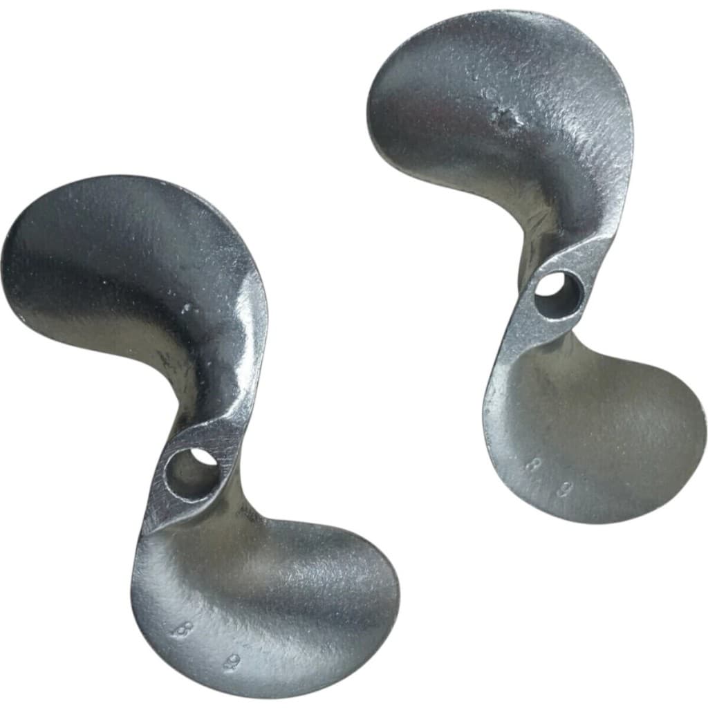 KIT COM 2 HÉLICES DE 2 PÁS PARA RABETA COM MOTOR 8 E 9 HP