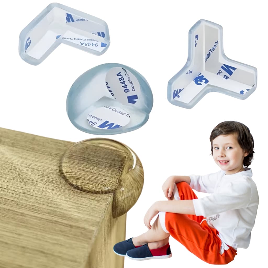 Protetor De Quina Silicone Mesa Segurança Para Crianças E Bebes Proteção Promoção