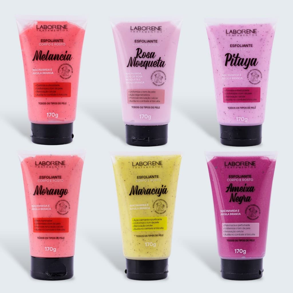 Esfoliante Skincare e Corporal/Tonifica a Pele e Auxilia no Clareamento De Manchas - Laborene