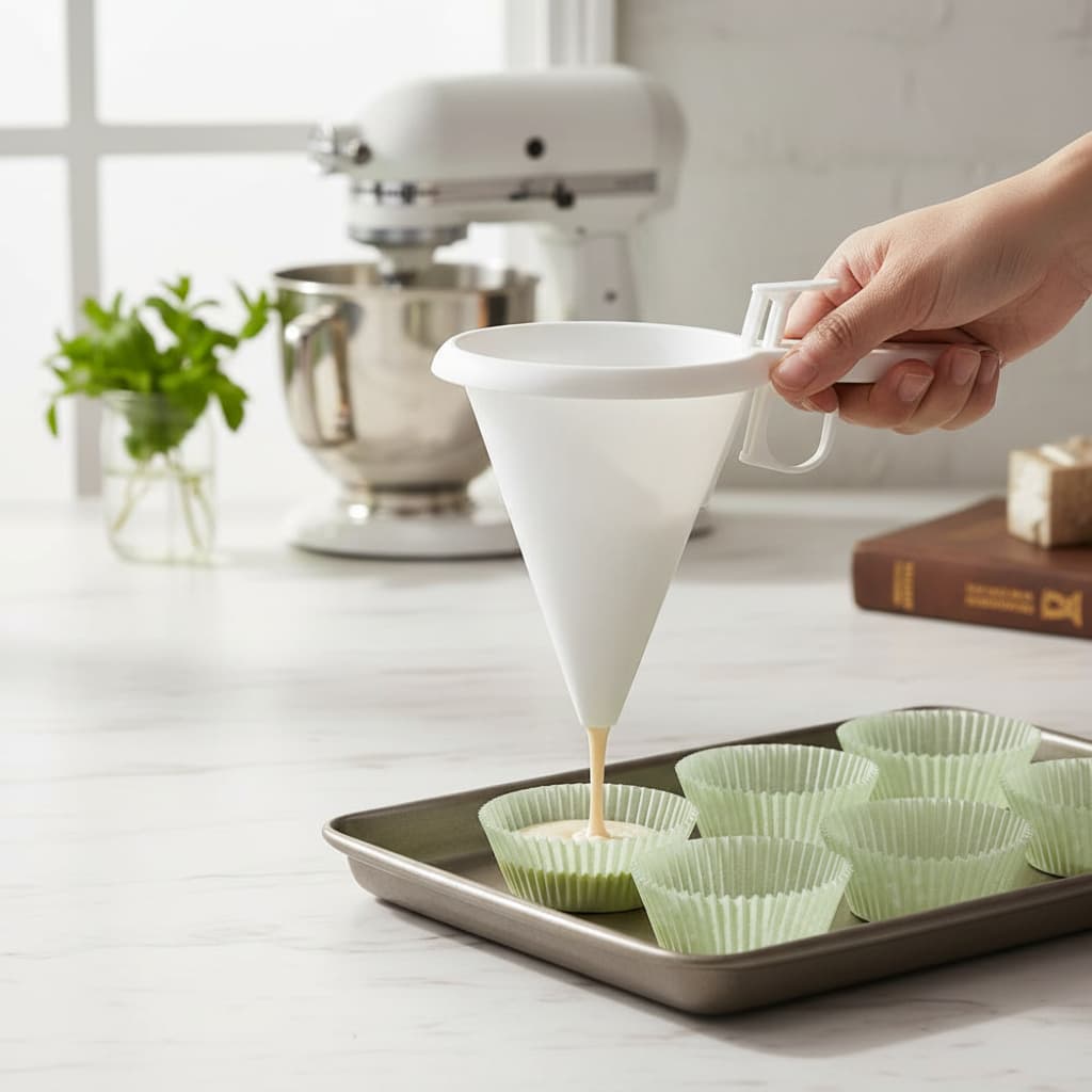 Funil Dosador Para Confeitaria Dosagem Massas Cupcake