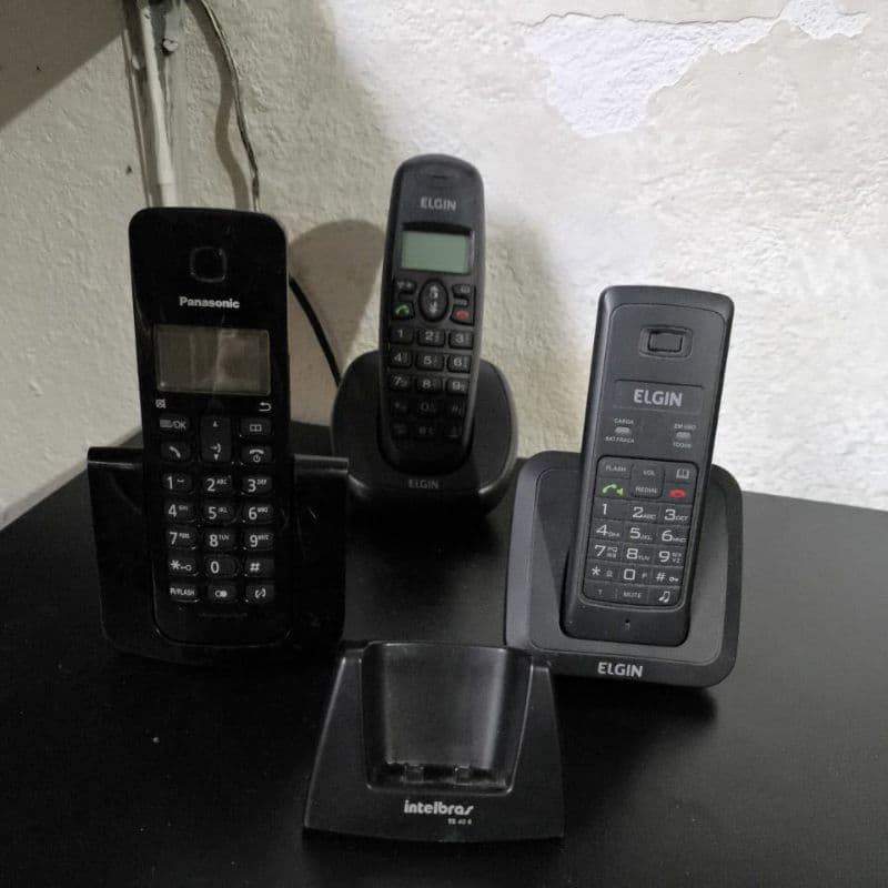 Lote de telefone fixo usados para retirada de peças não está funcionando