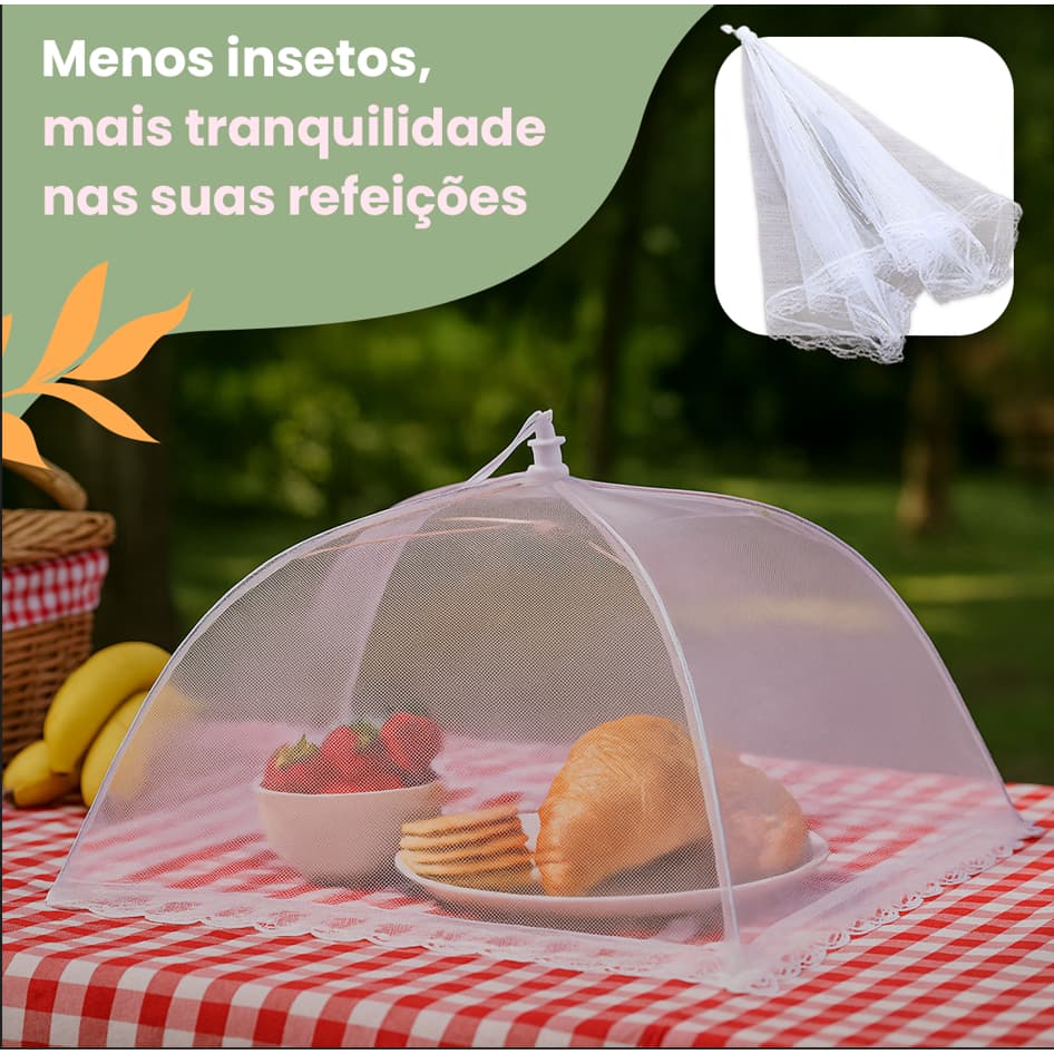 Tela protetora de alimentos tela Anti moscas 36cm dobravel, Cobertura e Mosquitos e Anti-inseto
