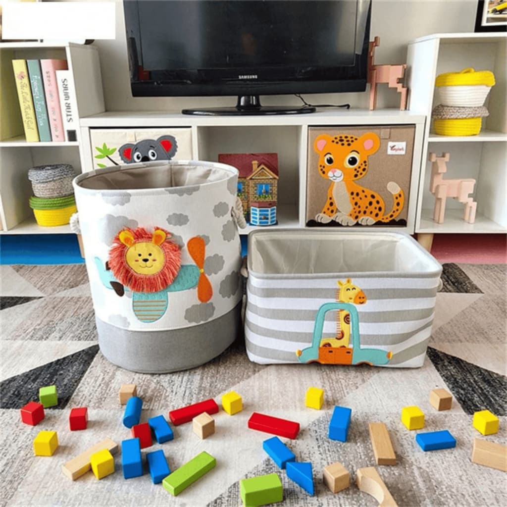 Cesto De Armazenamento  infantil  e organizador Roupas  Brinquedos Multiuso