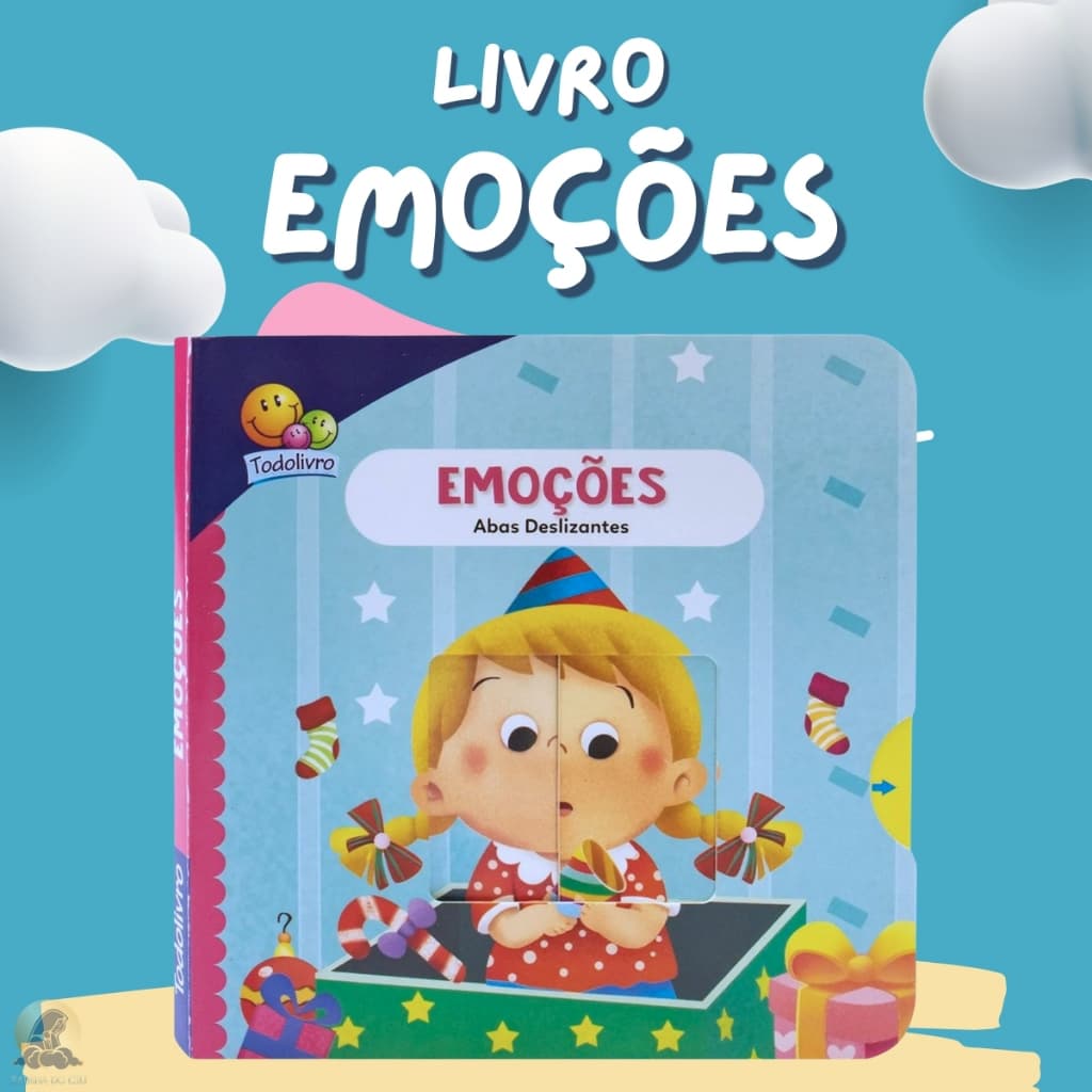 Livro infantil Abas Deslizantes: Emoções Todolivro