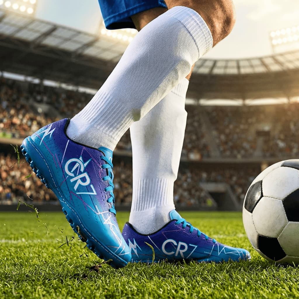 Chuteira Society Infantil Menino Bico Reforçado Costurada Durável 26 ao 43 Envio Imediato