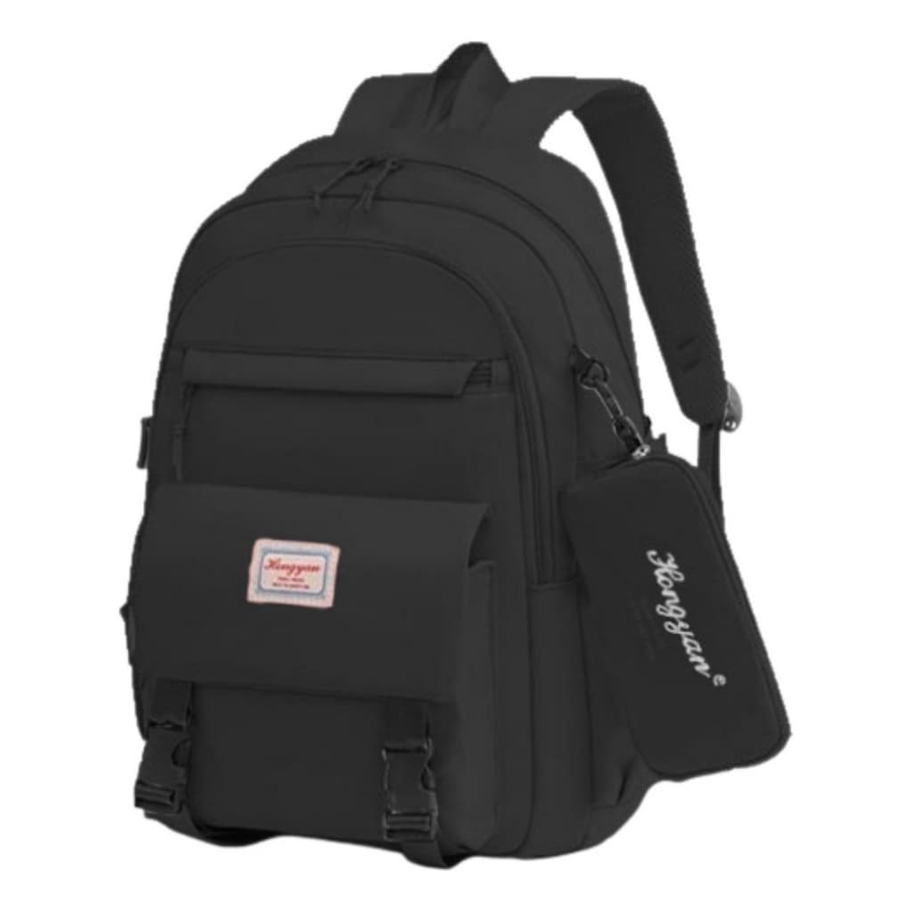 Mochila Feminina Escolar Reforçada Bolsa Faculdade Notebook com Estojo