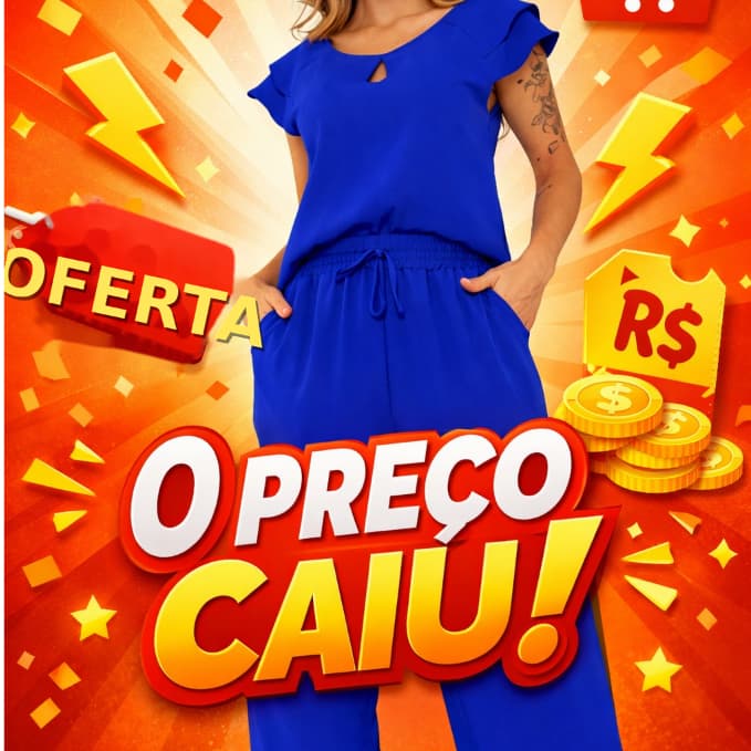 Conjunto Feminino Blusa Babado + Calça Tecido Duna Elegante Confortável Casual Social Várias Cores!