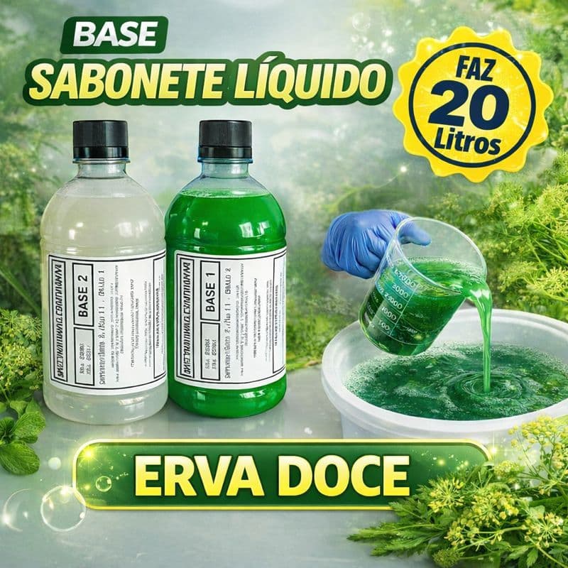 Base Concentrada Sabonete Líquido Erva Doce