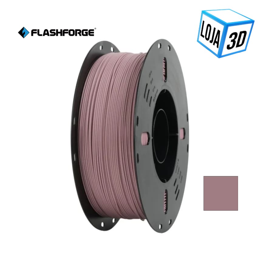 FILAMENTO FLASHFORGE PLA 1KG HOT DUSTY PINK (ROSA DESBOTADO)