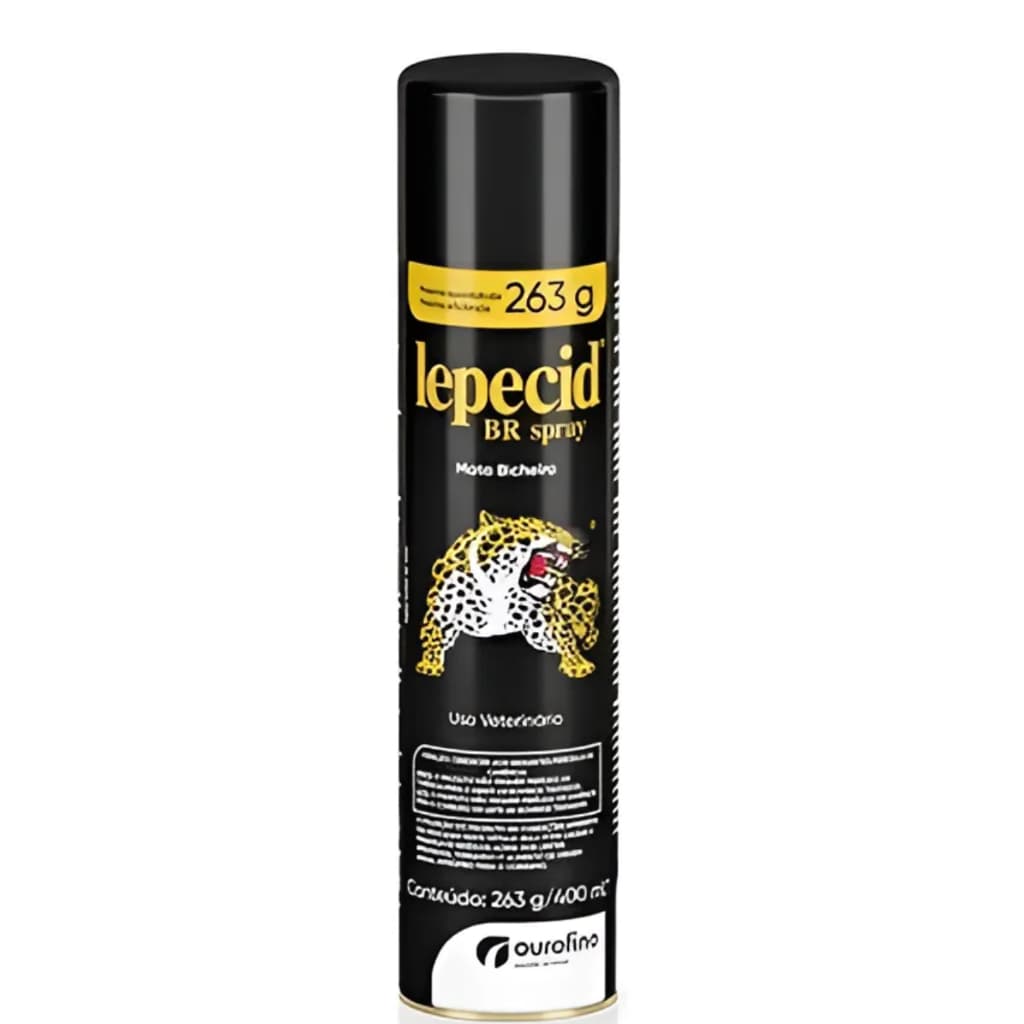 Lepecid Br Spray 400ml - Ouro Fino Mata Bicheira