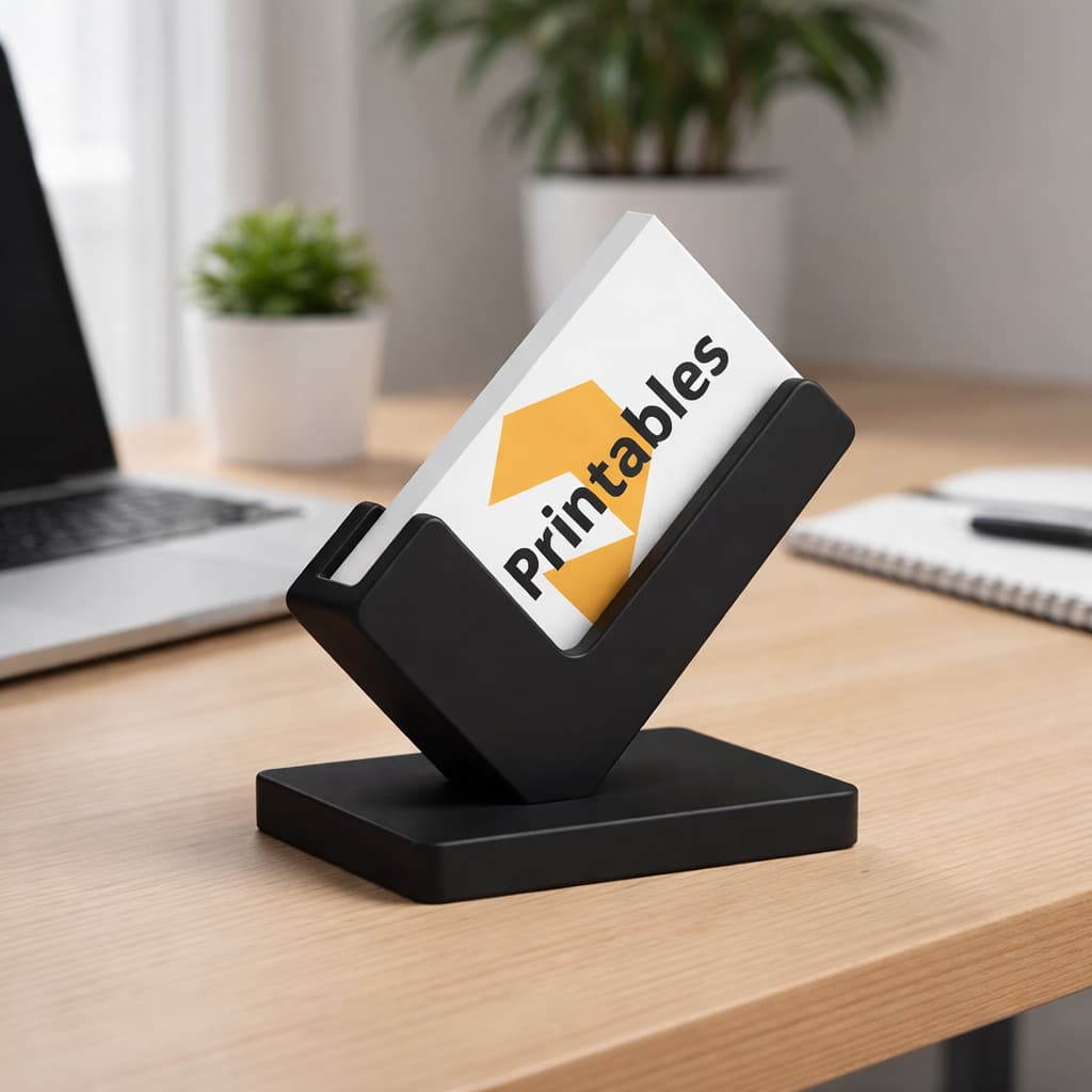 Expositor Porta Cartão De Visita Suporte para cartão  panfleto Livreto Escritorio Sala