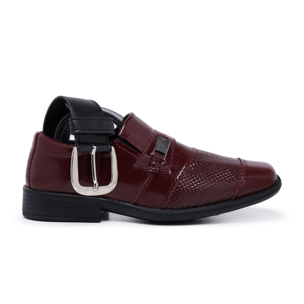 Kit Sapato Social Infantil Masculino Alta Qualidade Com Cinto