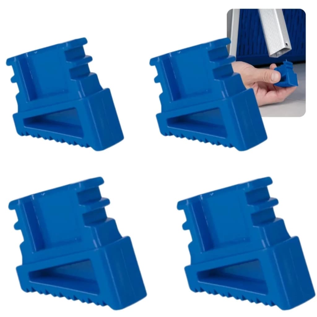 Kit Protetor Pés Escadas Banqueta Sapata Ponteiras Reposição