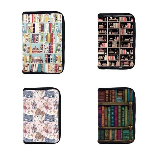 Capa para Livro Capa protetora personalizada leitura livros estante de livro Capa de Proteção