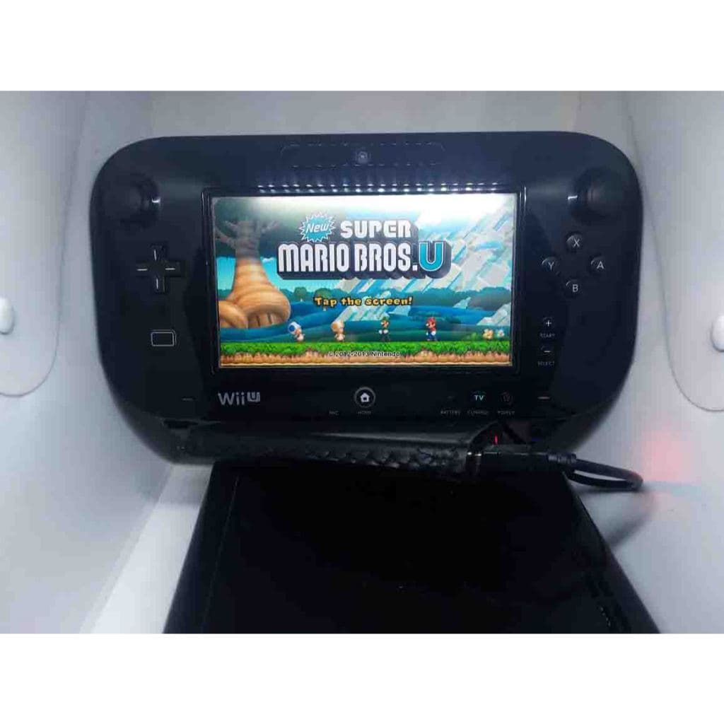 Nintendo wiiu com hd de 360gbs lotado de jogos com loja