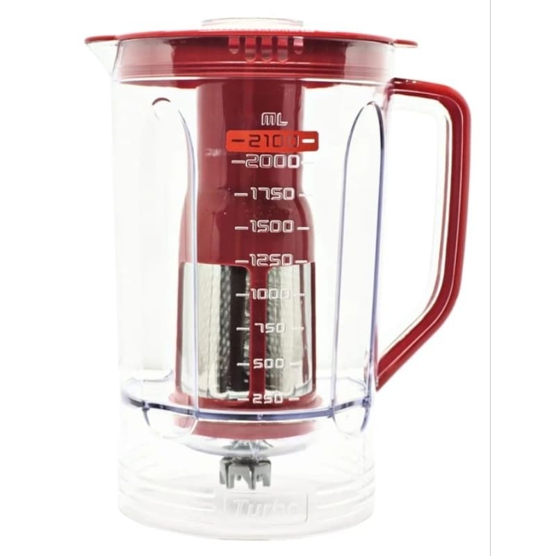 Copo Jarra Multiprocessador Turbo Chef Mondial Vermelho Mpn-01 Original