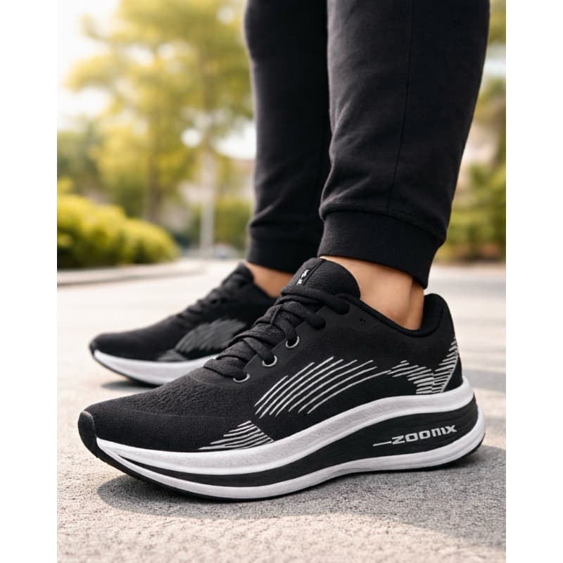 Tênis Masculino Feminino Corrida Academia Treino Preto Esportivo Confortável Macio Dia Dia