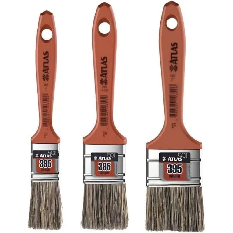 Kit Trincha para Pintura 25mm 38mm 50mm | Pincel para Tinta | Opções com 1 ou 3 Peças