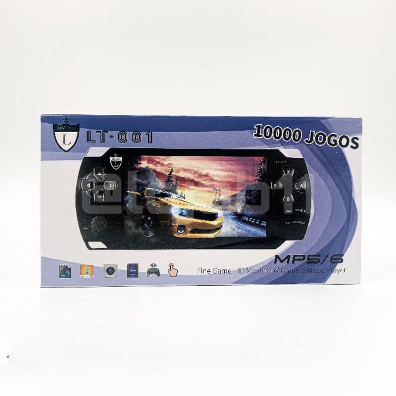 Console Portátil MP5 LT-001 com 10.000 Jogos + Óculos 3D