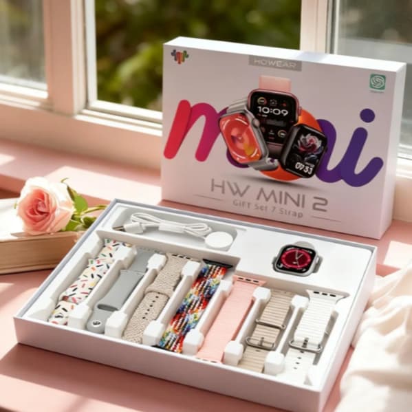 Relógio Smartwatch feminino hw mini 2 relógio inteligente esportivo Nfc Android iOS