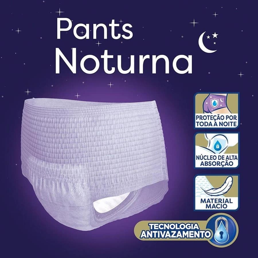 Roupa Intima Pants Noturna Fralda Geriátrica 32 un Higifral com Dupla Absorção