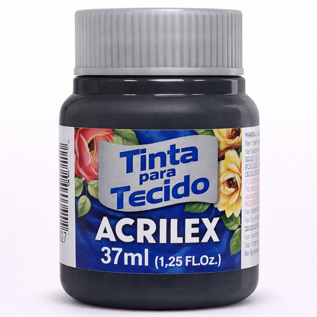 Tinta Tecido Fosca Acrilex 37ml 994-cinza Chumbo