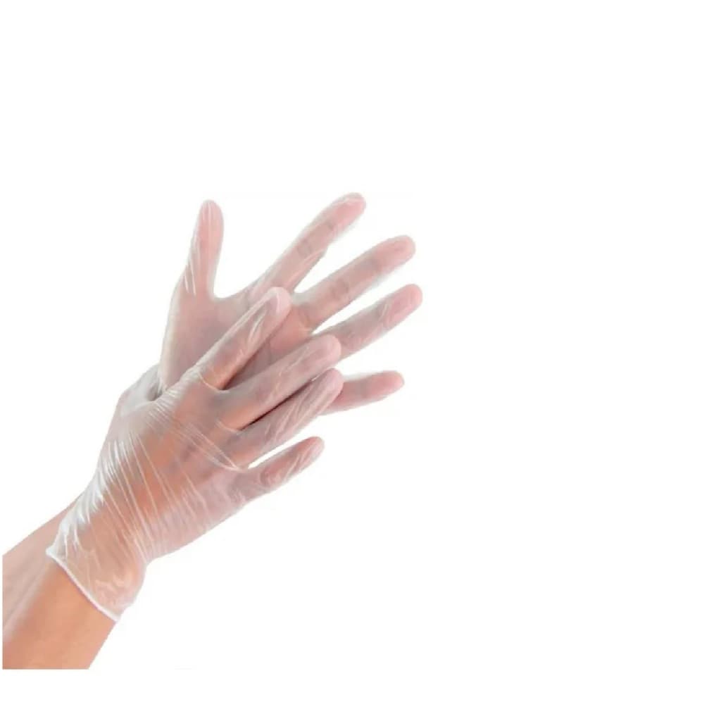 LUVA DE VINIL TRANSPARENTE S/PO 50 UNIDADES - ANGELMAX