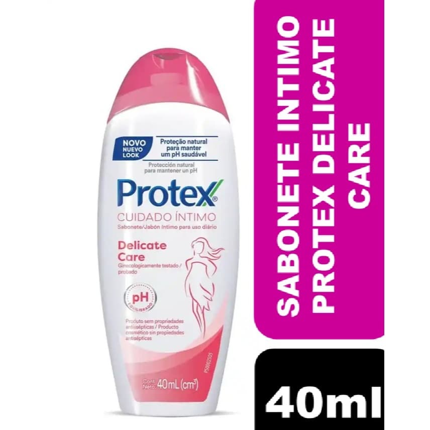 Sabonete Líquido Íntimo Protex Cuidado Íntimo Delicate Care 40ml